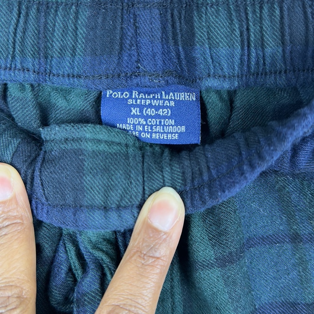 Polo Ralph Lauren Men’s Plaid Pajama Pants XL (40-42) - Picture 4 of 7